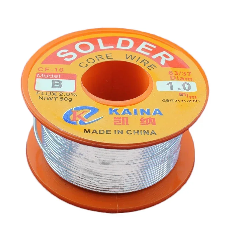 0.5mm-2.0mm 50g/100g Lead Line Rosin Core Flux Tin Solder Wire Welding Wires for Electronic Soldering 63/37 High Quality