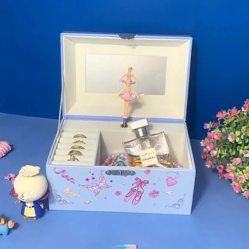 18-Tone Music Box Halloween Merry Christmas Decoration Home Easter Christmas Birthday Gift Jewelry Box Cute Storage box