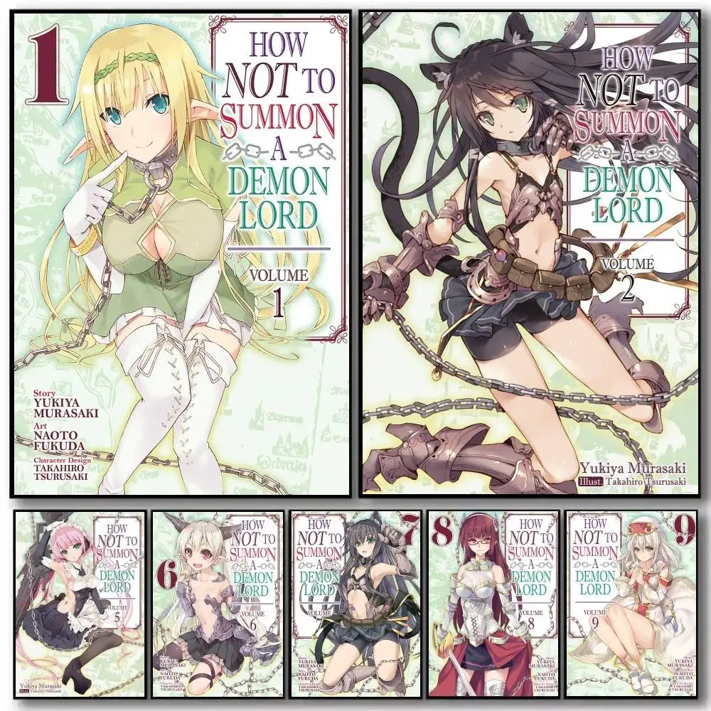 Anime How Not To Summon A Demon Lord Poster And Prints Wall Art Pictures For Modern Bedroom Game Room Home Decor