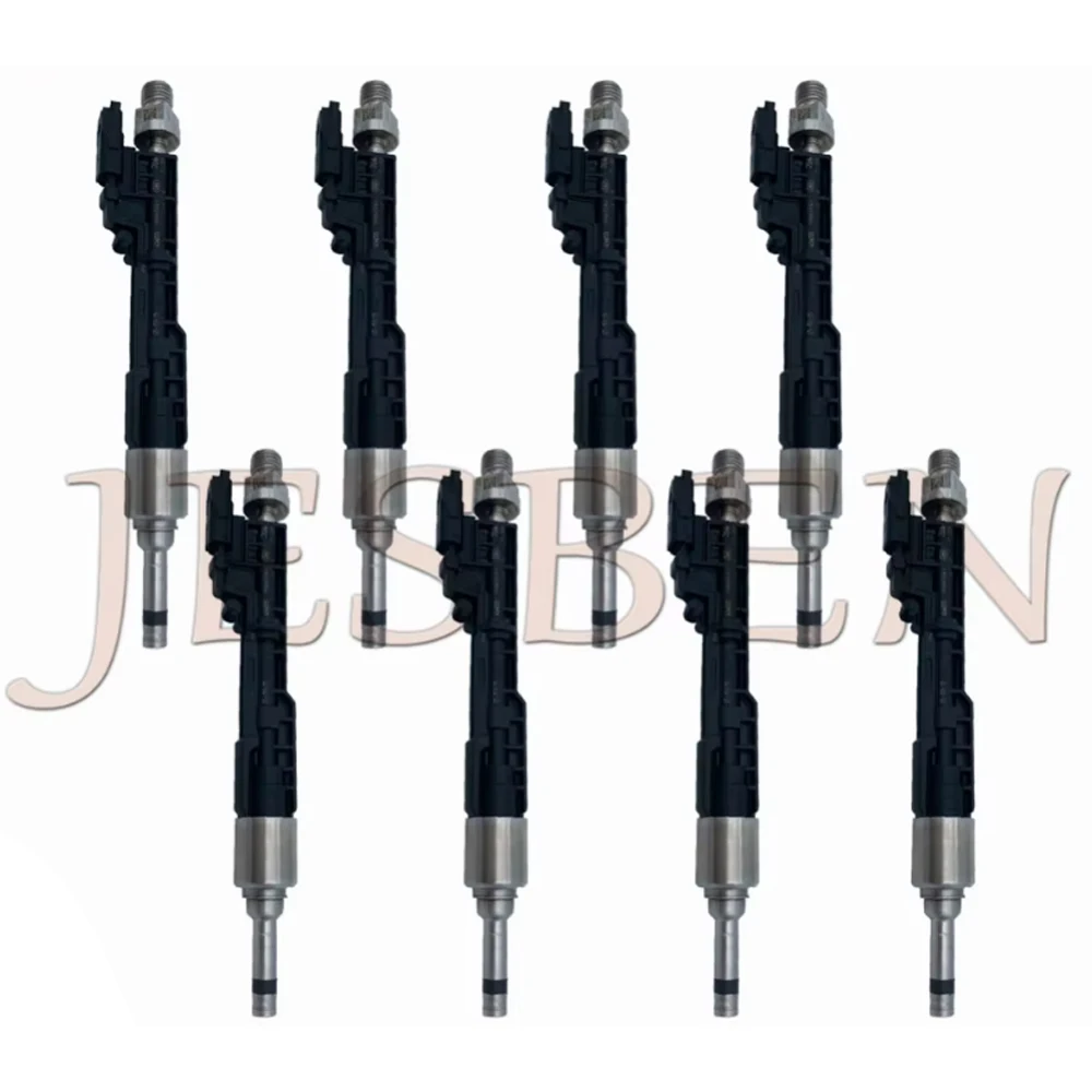 8PCS 13647599876 Fuel Injector for BMW M5 M6 F01 F02 F03 F04 F06 F07 F10 F11 F12 F13 F15 F16 F85 F86 550i 650i 750i 750li X5 X6