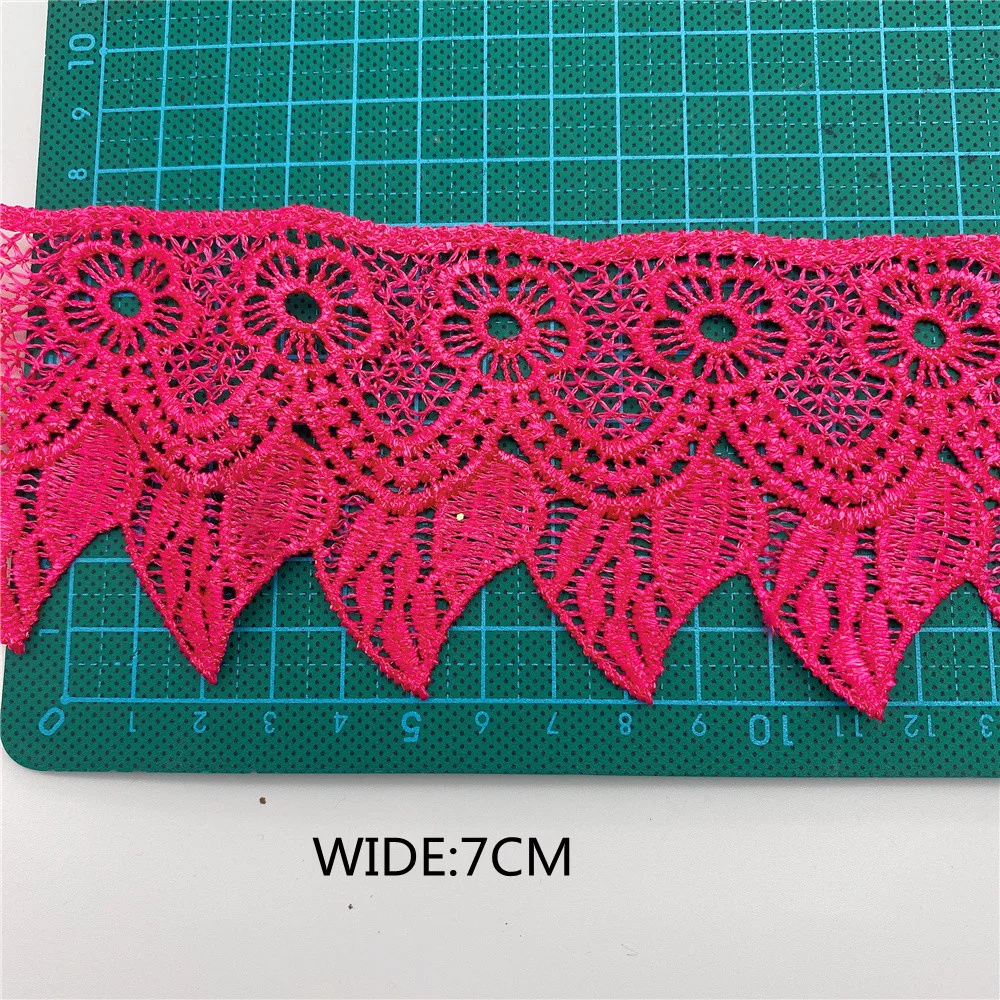 15yards Venise Lace trim wedding DIY crafted sewing  7cm  for women Dress