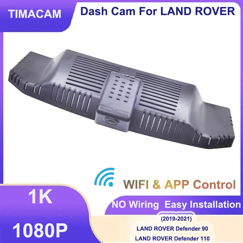 TIMACAM HD 1080P Wifi Plug and Play Dash Cam Car DVR for LAND ROVER Defender 90 for LAND ROVER Defender 110 2019 2020 2021