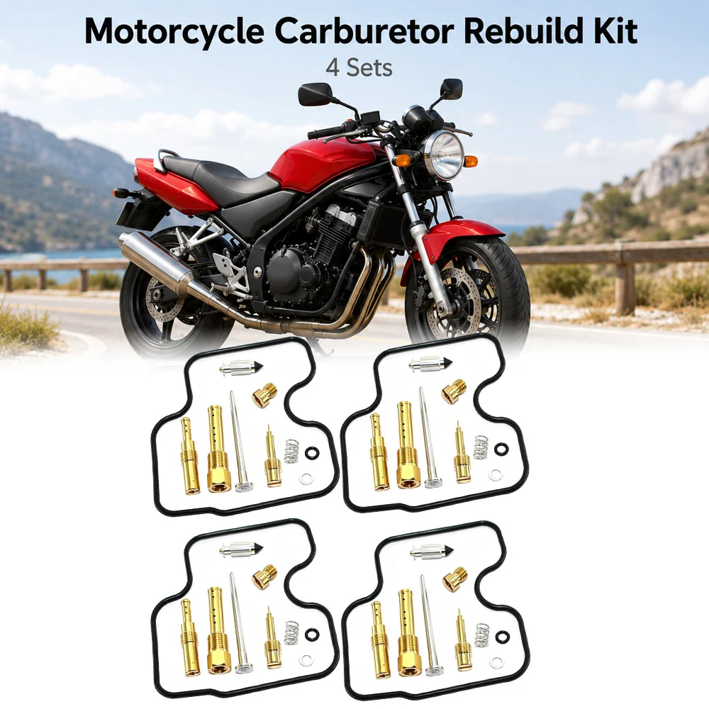 Для Honda CBR250RR MC22 1990-1999 / Jade MC23 1991-1996 / CB250F Hornet MC31 1996-2007 Ремонтный комплект карбюратора для мотоцикла