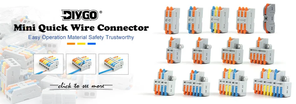 5PCS Schnelle Draht Stecker Push-in Elektrische Terminal Block Universal Spleißen Verdrahtung Kabel Anschlüsse Für Kabel Verbindung SPL ﻿ – Detail 3