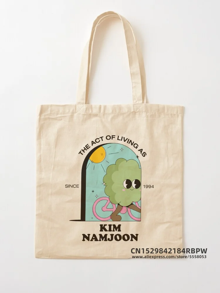 Namjooning Tote Bag Girls Pacakge Hand Bag Women Eco Reusable Shoulder Shopper Bags Bolsas De Tela