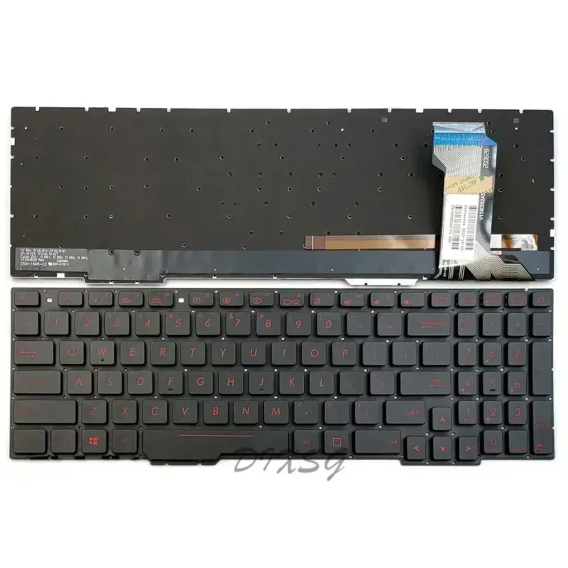 FORNew for Asus ROG Strix gl553 gl553vd gl553ve gl553vw gl753 gl753vd gl753ve gl753vw series laptop keyboard US backlit