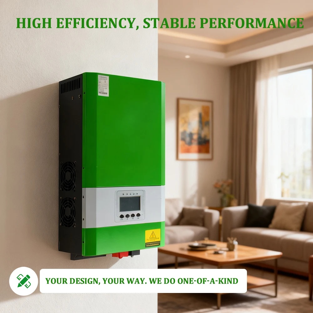 Solar inverter 1.5kW/2kW/3kW/4kW wireless hybrid solar inverter off-grid 12V/24V/48v solar hybrid inverter system