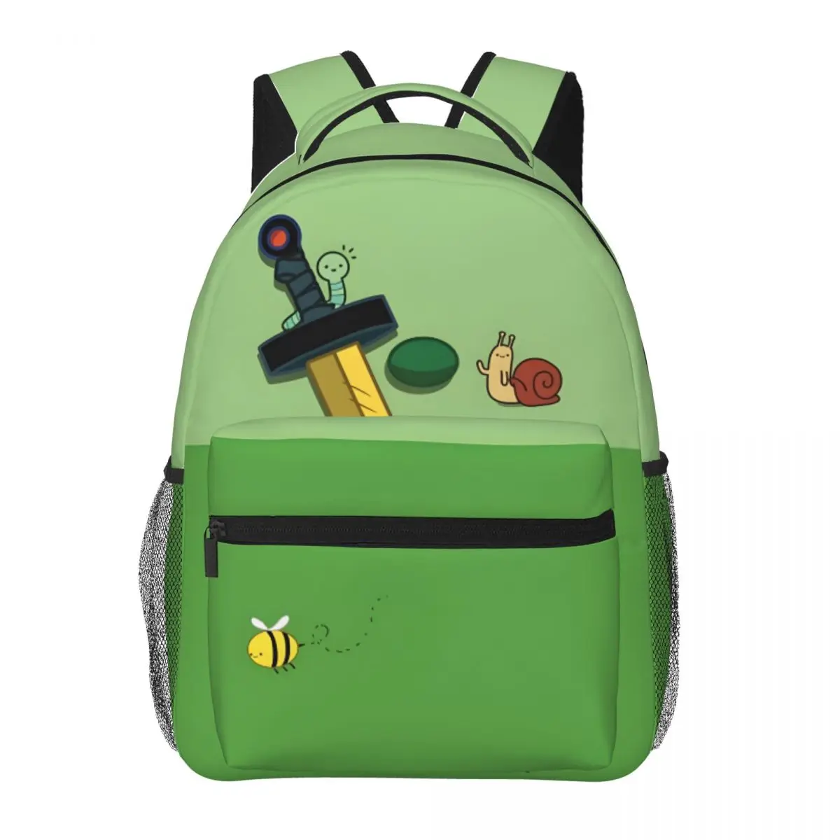 Finn The Human Adventurer Backpack Printed Lightweight Casual Schoolbag For School, Outdoor, Shopping, Office 17in