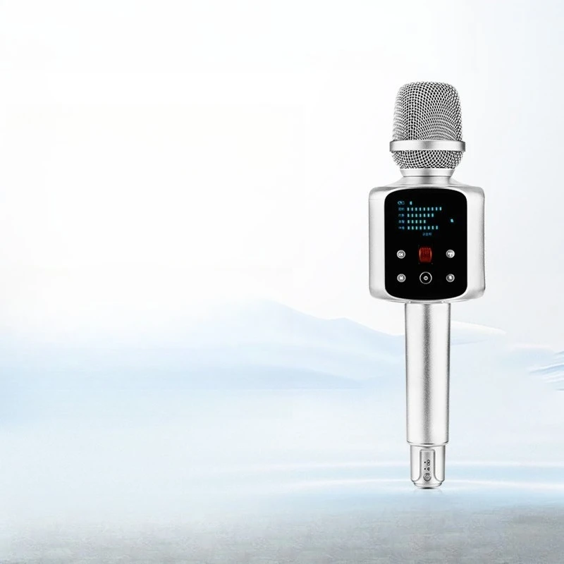 Microphone, microphone, audio integrated, built-in sound card, national wireless singing, home car recording, professional grade