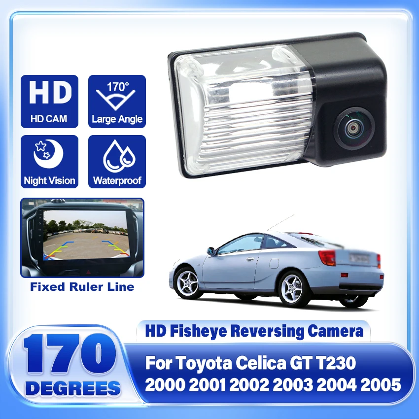 Car Rear View Reverse Backup Camera For Toyota Celica GT T230 2000~2005 Reversing Camera For Parking Fisheye HD Night Vision
