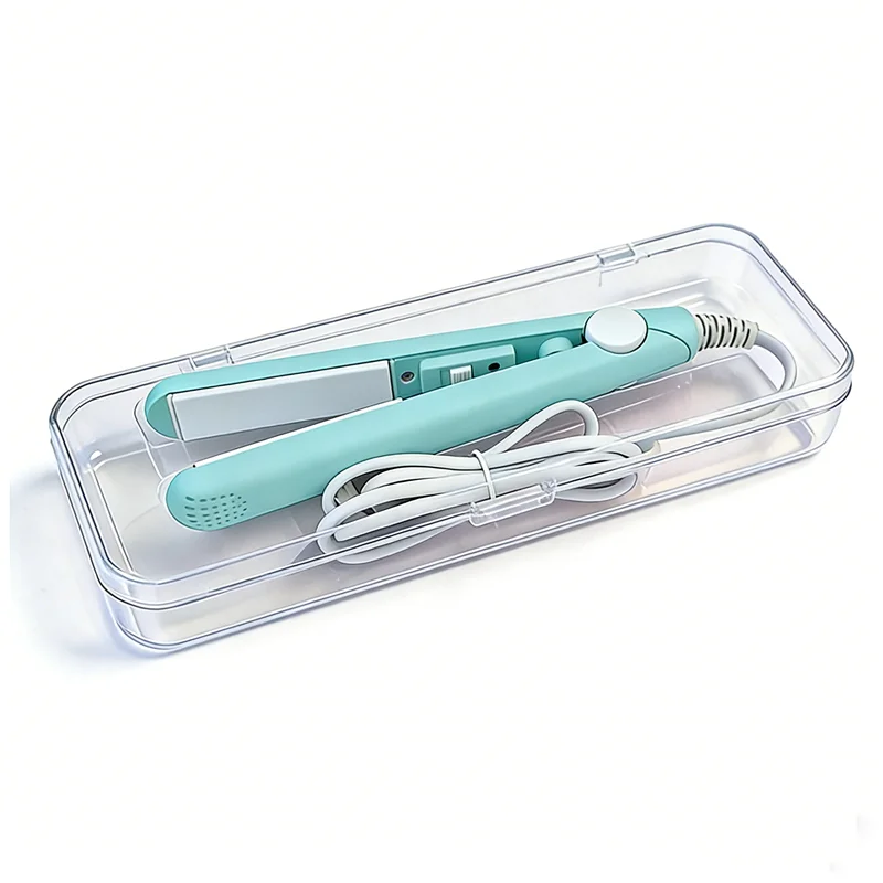 Neue Curling Eisen Mini Haarglätter Eisen Keramik Glättung Styling Werkzeuge Haar Curler Flache Eisen Bart Haarglätter