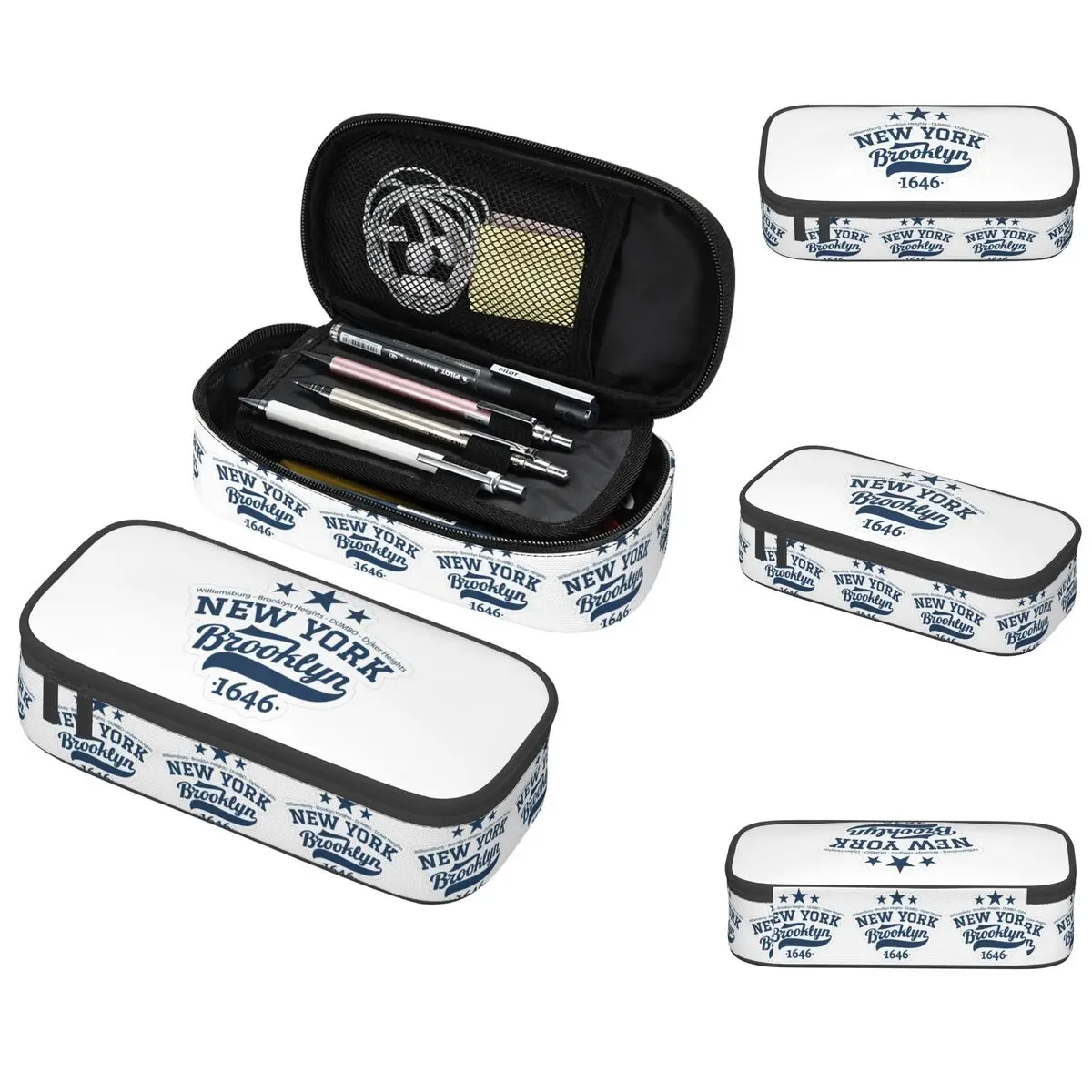 

Brooklyn New York Pencil Case for Boys Girls Gifts Pen Box Pencil Bag Stationery Supplies Pen Holder Bag