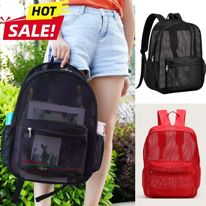 

2026 Backpack Waterproof Transparent School Bag Girl Large Capacity Backpack Solid Clear Backpack Men Fashion Transparent Bag