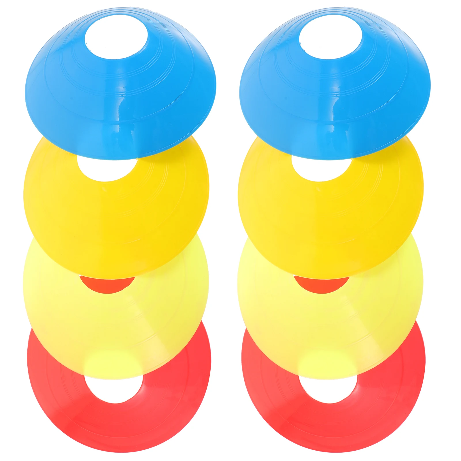 

40 pcs Football Training Disc Set Durable Environmental Materials Roller Skating Skateboarding Soccer Training Cone Marker Tray