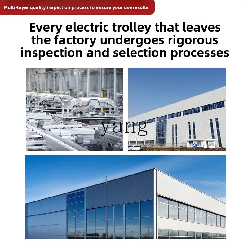LH electric pull trolley pull glass doors and windows tile transportation four-wheel foldable cart