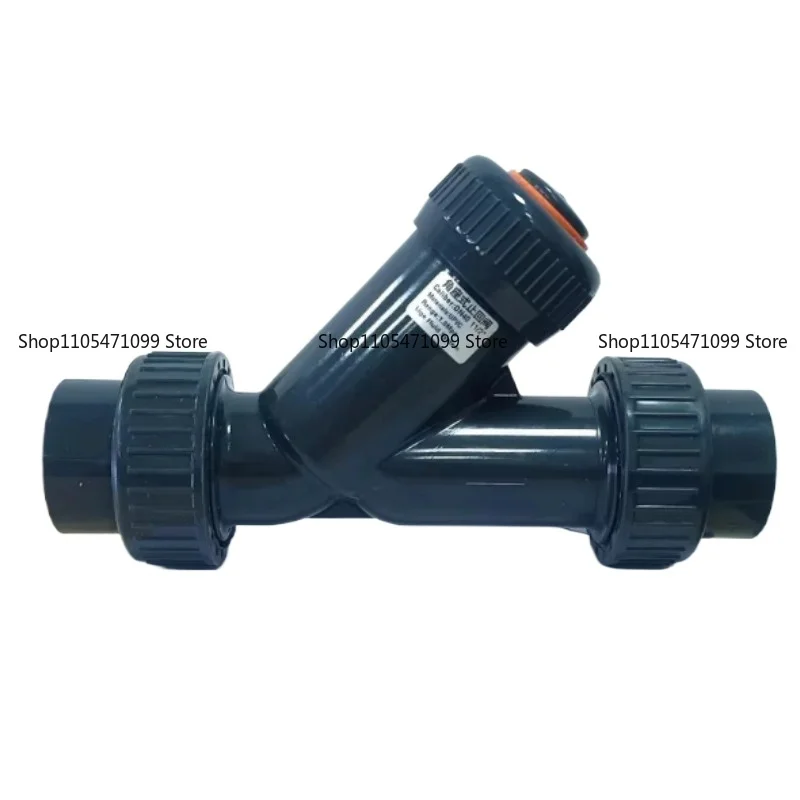 Angle Seat Check Valve Y-type Counterflow One-way Plastic Pipe Horizontal UPVC Angle Seat Valve