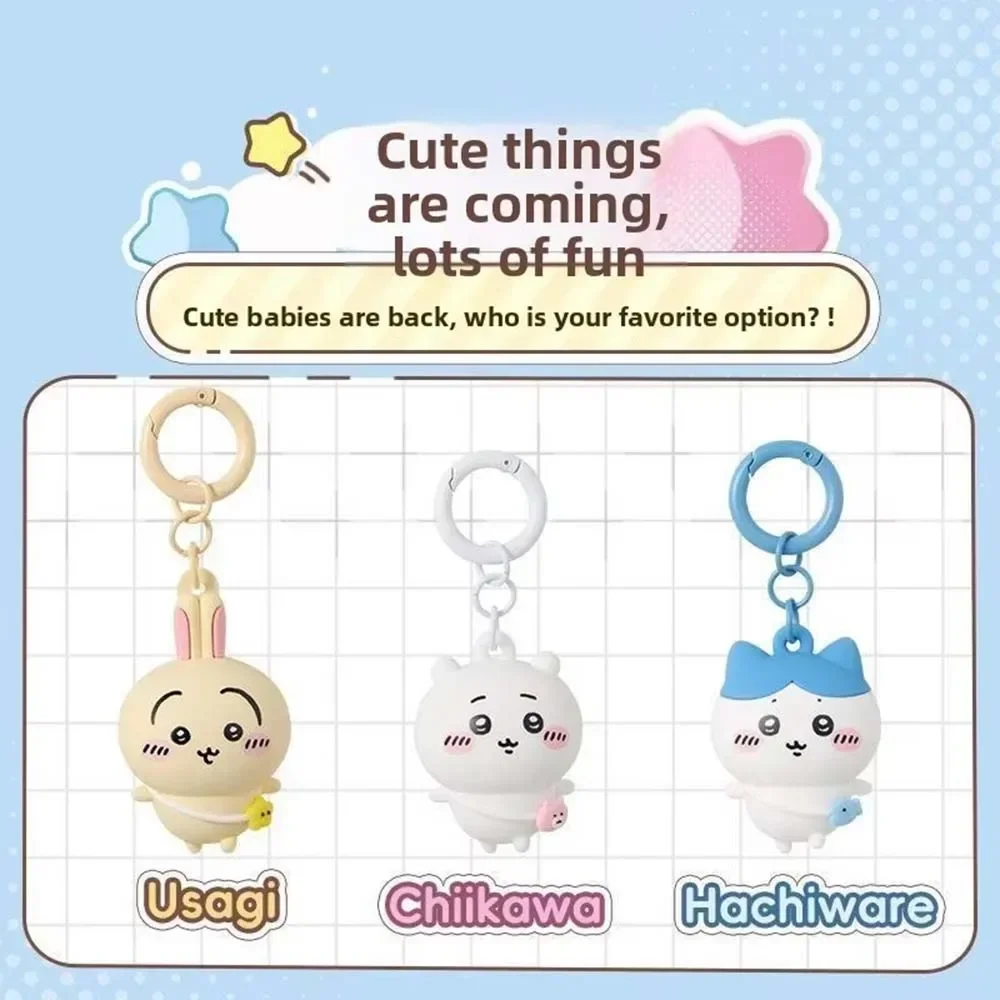 Cute Keychain Pendant Cute Usagi Hachiware Chiikawa Cartoon Bag Keychain Pendant DIY Accessories
