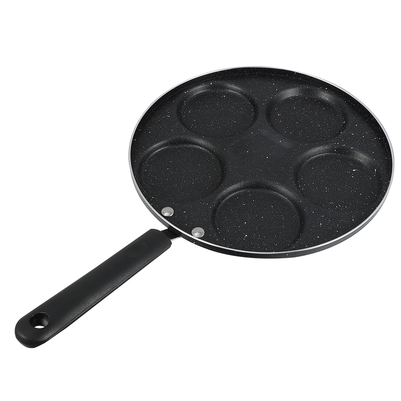 

1Pcs 6-Grid Non Stick Egg Frying Pan Multi Egg Cooking Skillet with Star-Shaped Mold for Omelette Pancake Crepe Breakfast