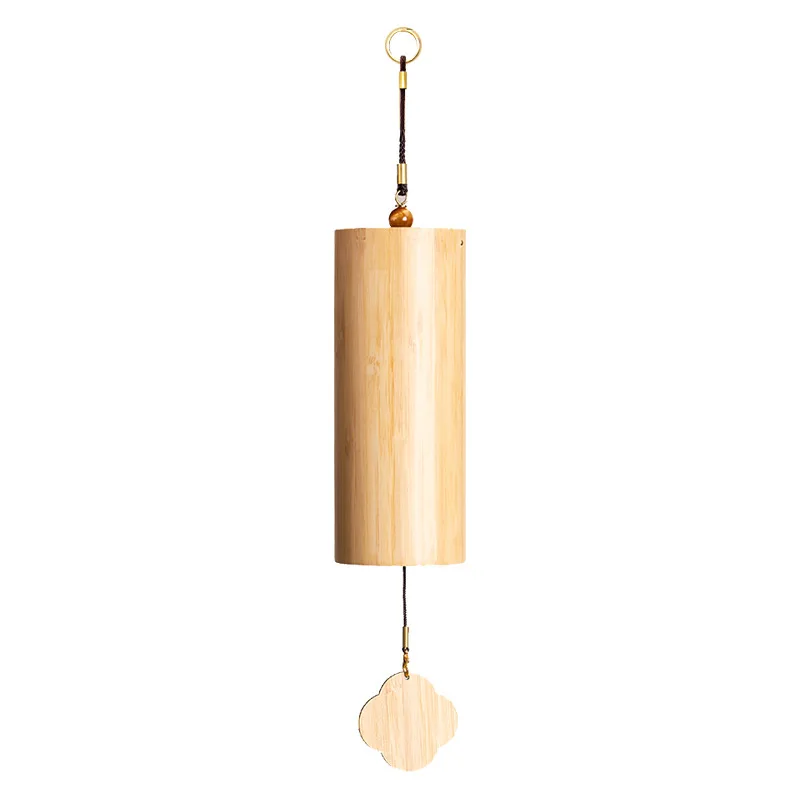 HLURU Chord Wind Chime 8-tone Japanese Bamboo Wind Chime Bedroom Balcony Yoga Meditation Scale Wind Chime Pendant Hand Bell