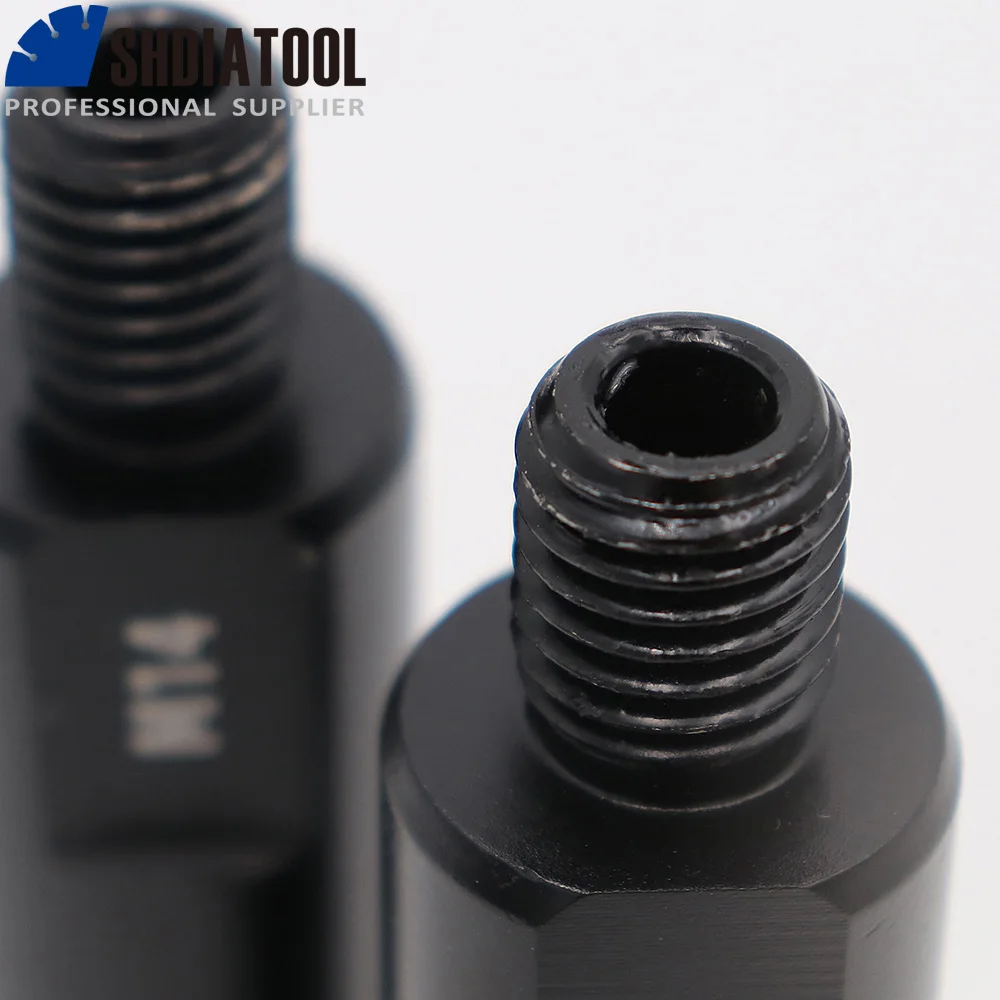 SHDIATOOL 1 Adapter Kim Cương Khoan Core Bit Nối Dài M14 Nam Sợi Chỉ Đến M14 Nữ Ren Kết Nối Bộ Chuyển Đổi