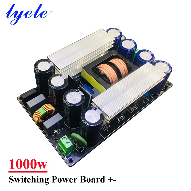 1000w LLC Soft Switching Power Amplifier Switching Power Board Dual Output Voltage +- AC200-240V for Diy Audio Amplifier