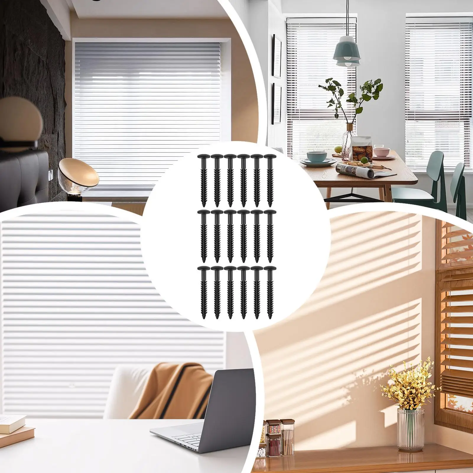 Shutter Fasteners 3 Inch Window Screen Plunger Pins Dressing Hardware for Catch Lock Bumper End Work Door Wardrobe Edge Home