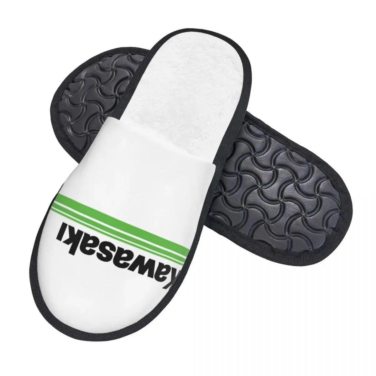 Custom moto Sport Racing Kawasakis Soft Memory Foam pantofole da casa donna comode pantofole antiscivolo calde comode