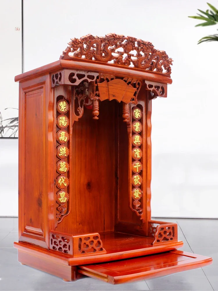Buddha Niche Modern Light Luxury Altar Altar Household Buddha Shrine God of Wealth Cabinet image 5