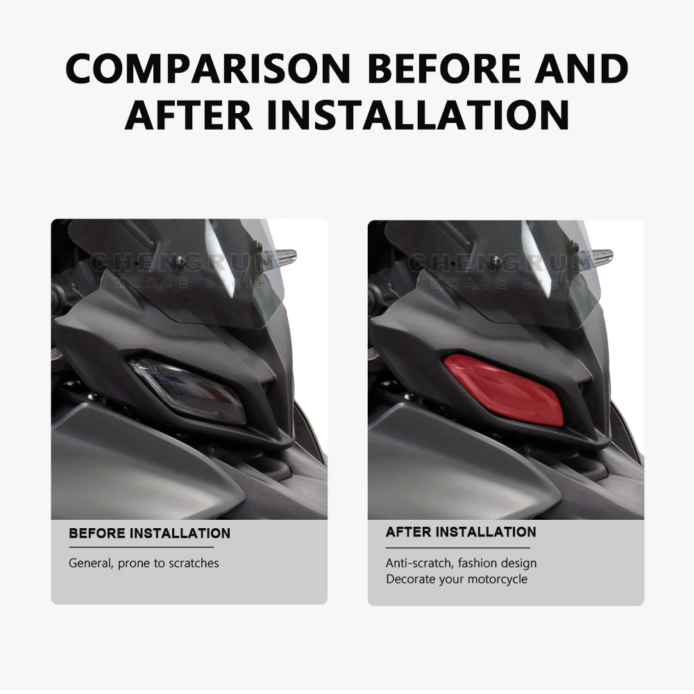 Headlight Stickers Waterproof Protective Film for Yamaha Tracer 9 GT 2023 2022 2021 Accessories Tracer 9GT Motorcycle Decals