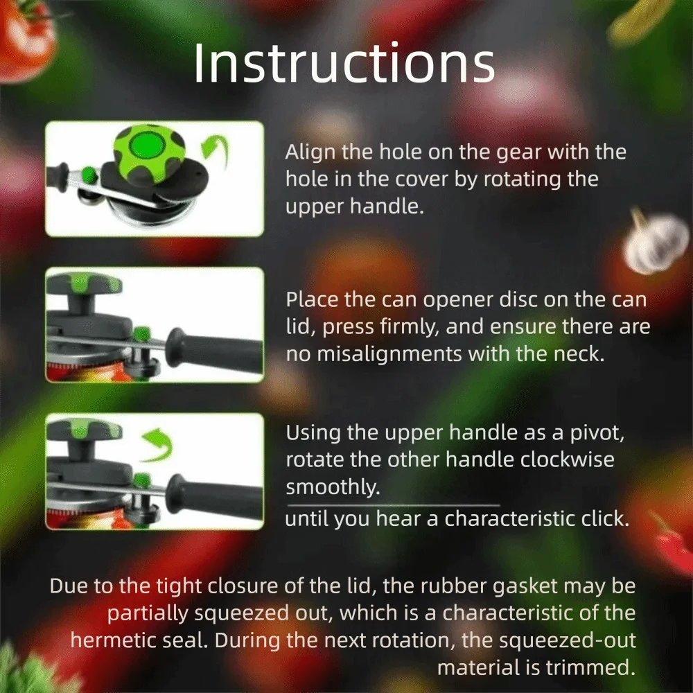 High Qualit Manual Can Sealer Handheld High Hardness Can Sealing Machine Save Effort Portable Can Seaming Tool For Tinplate Cans