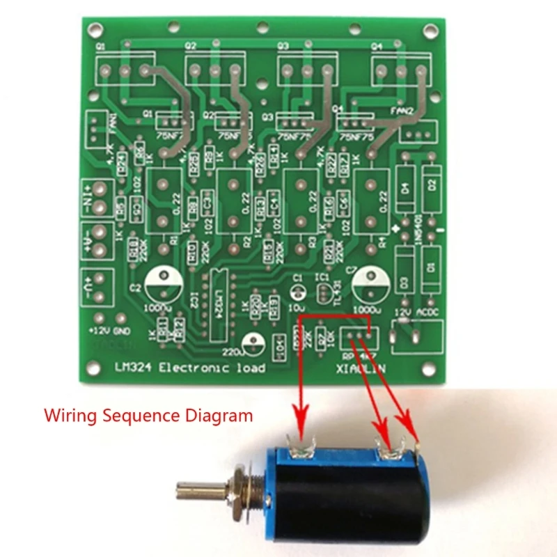 150W 10A Constant Current Electronic Load Tester Battery Discharge Capacity Test Discharge Test DIY Kits Accessories