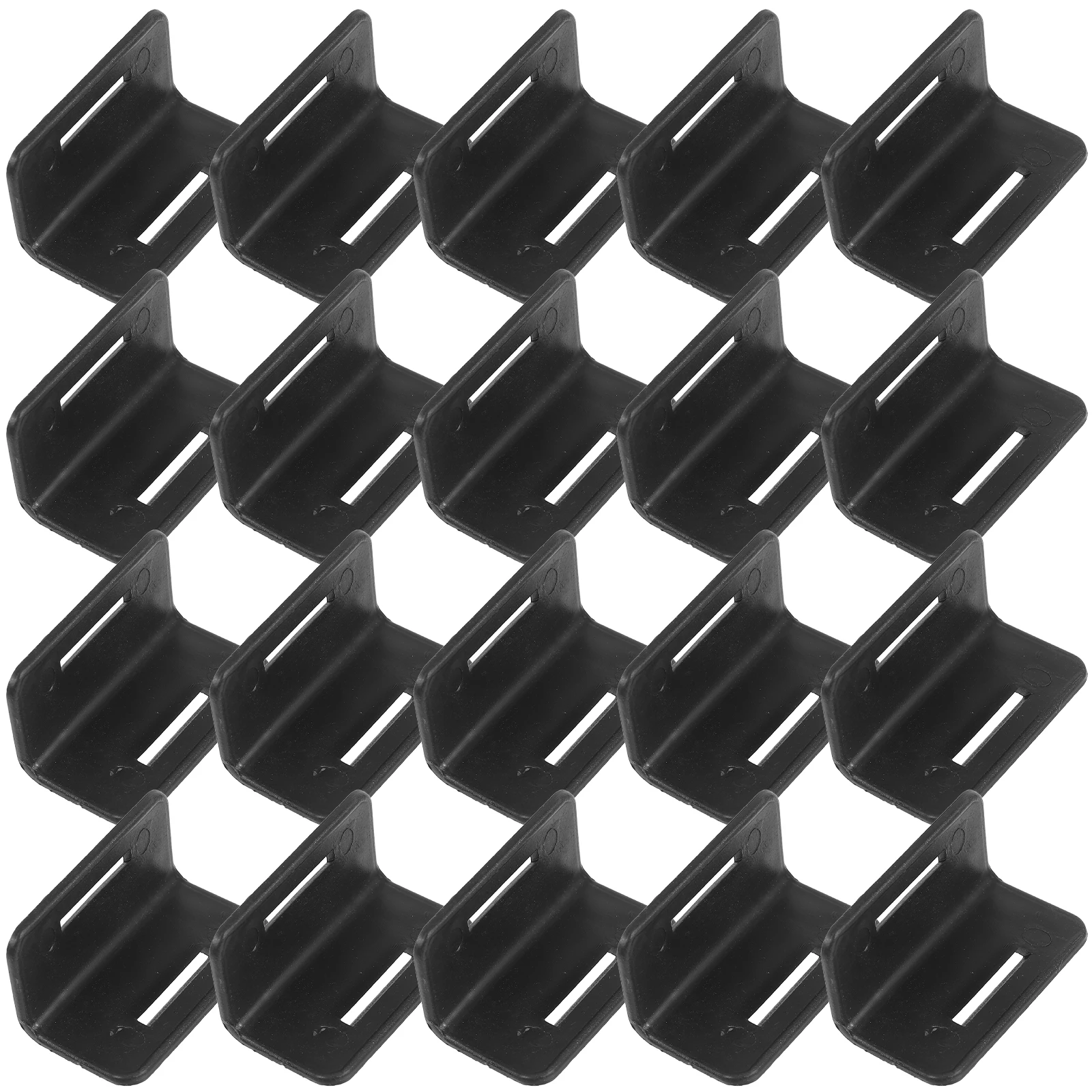 

100Pcs Heavy Duty Edge Protectors L-Shaped Plastic Corner Guards for Shipping Cargo Strap Protection Reusable Anti-Cut Packaging