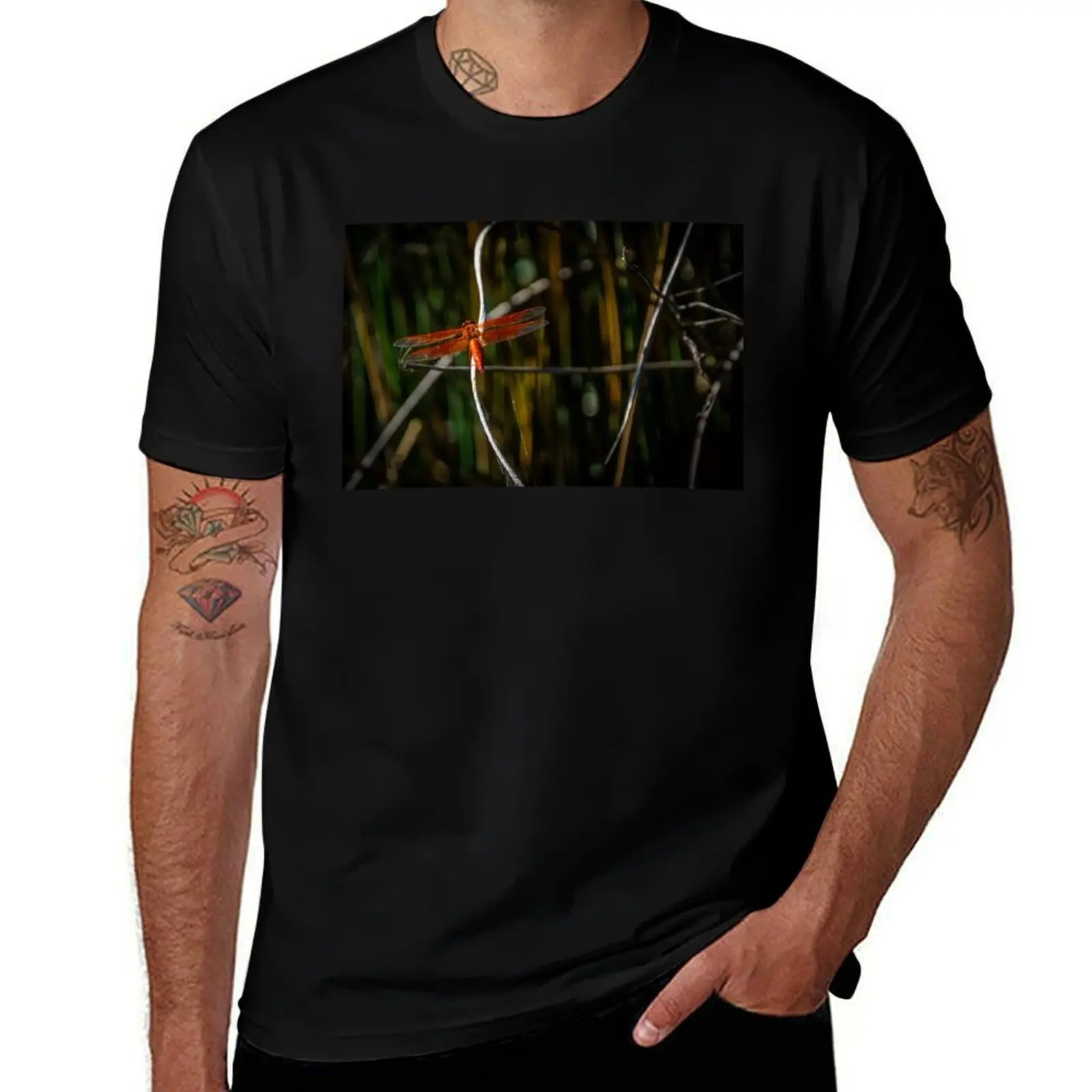 

Flame Skimmer Dragon fly T-Shirt new gifts and t-shirts anime tshirt funny shirt cotton men clothings
