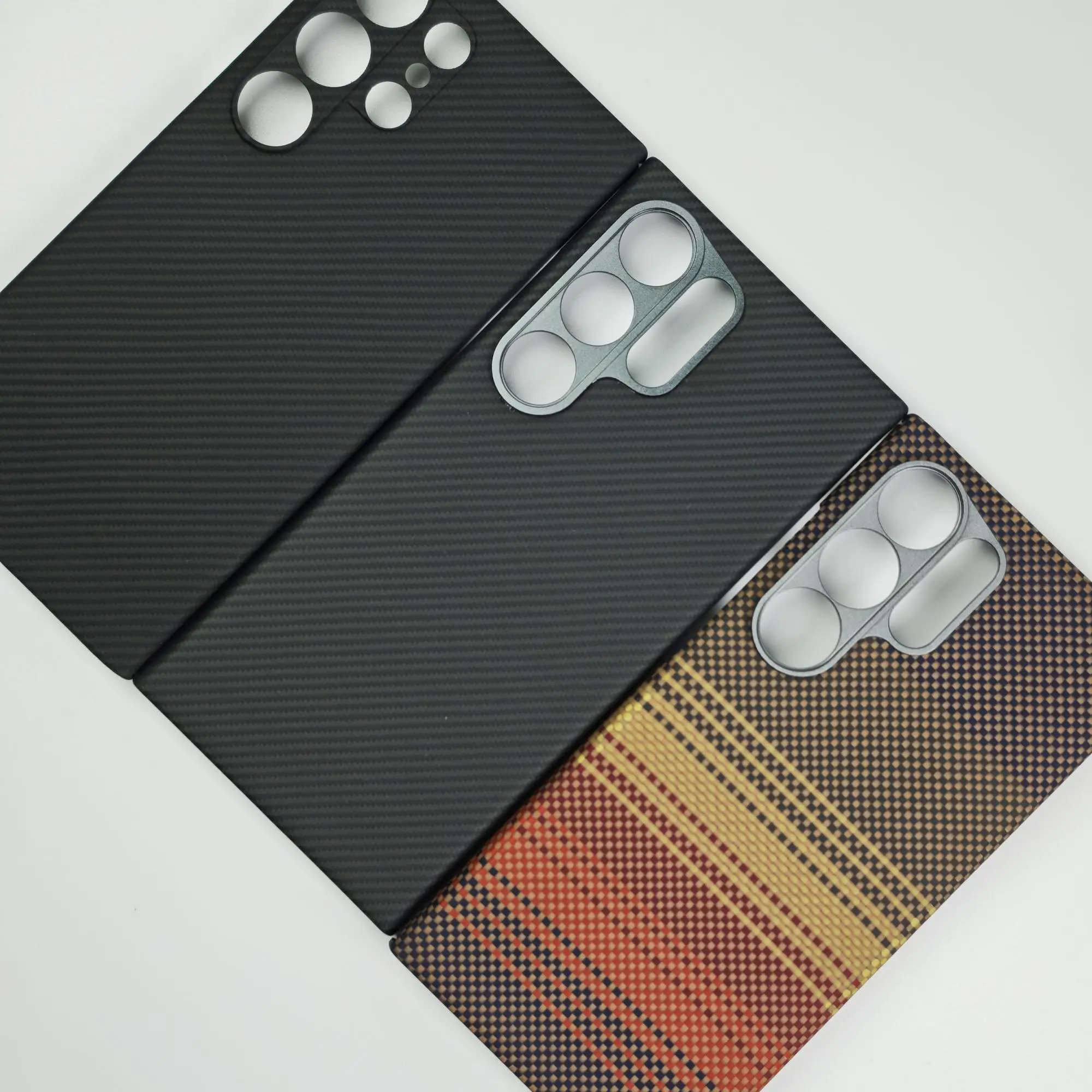 

For Samsung Galaxy S24 Ultra Aramid Fiber Case Slim Lightweight Shockproof Magnetic Protective Cover Luxury Premium Design