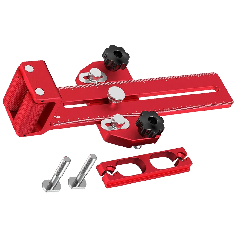 1 مجموعة رقيقة مزق تهزهز الجدول المنشار دليل السلامة الأسطوانة تحمل الجدول المنشار دليل راوتر الجدول سياج قطع سبائك الألومنيوم