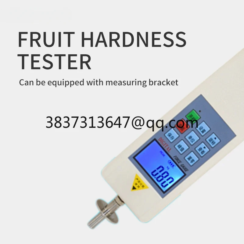 Testing Equipment Portable Digital Fruit Sclerometer Hardness Tester  Ambient Temperature	5°c~35°c Division value	0.01Kg/cm2