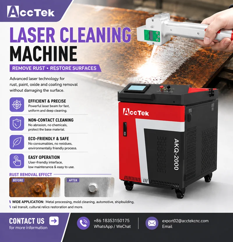 2000W Continuous Wave Laser Cleaning Machine High Power 3000w Fiber Laser Rust Paint Oil Removal Cleaner for Automotive Parts