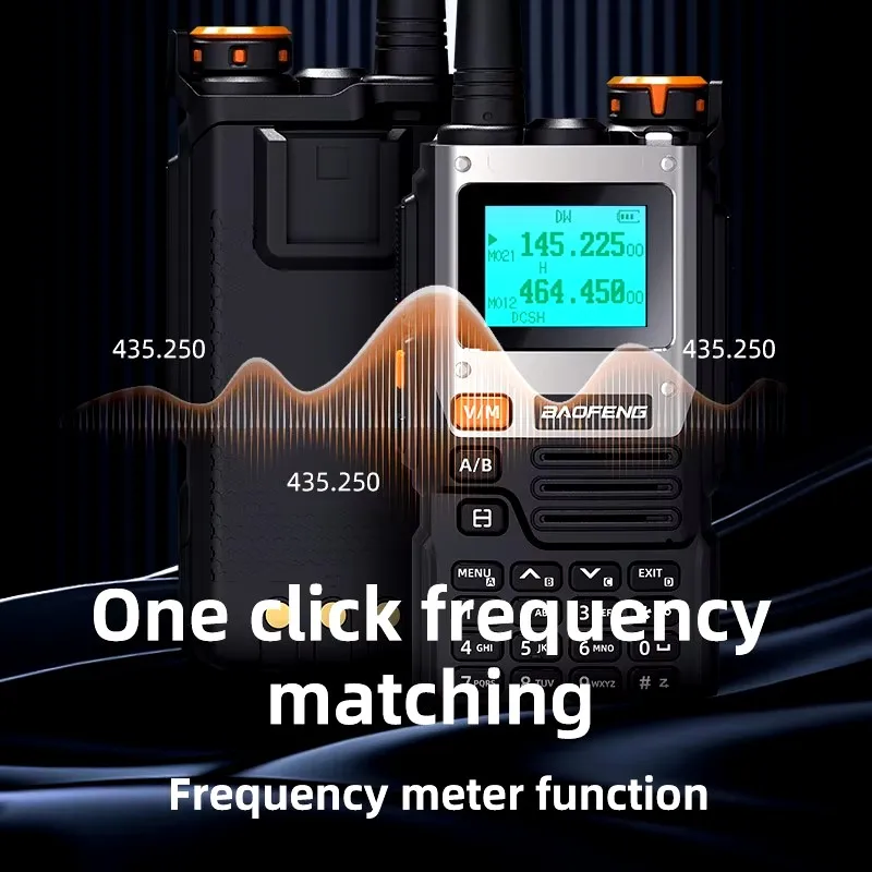 เครื่องส่งรับวิทยุ Baofeng-UV-K61, หลายแบนด์, ความถี่ในการมีสาย, 999CH, เครื่องควบคุมทิป C, UHF, VHF, NOAA, UV-5R, UV K6, K