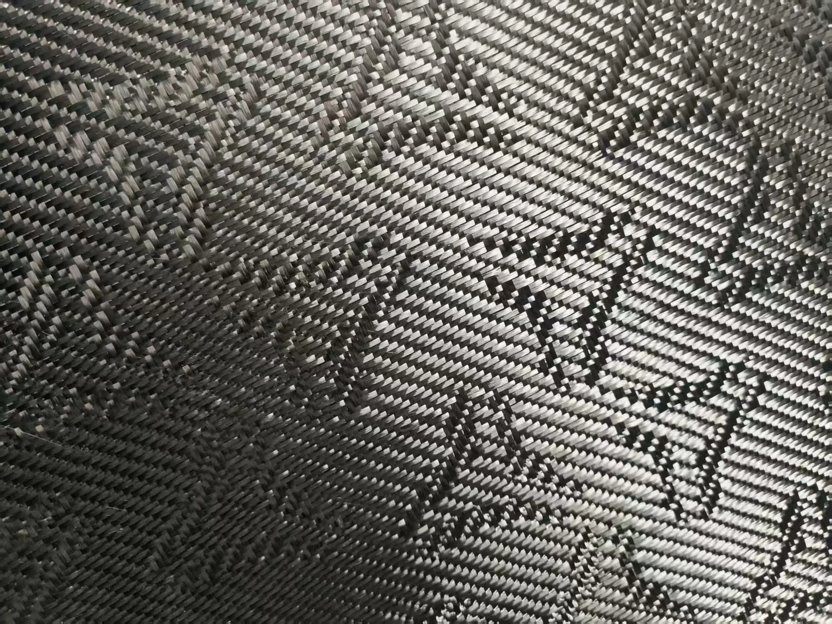 

3K 240g real carbon fiber blended fiber fabric, Triangular pattern,used for fishing rod,car,motorcycle, 1m (40"）* 0.5m/1m*0.3m