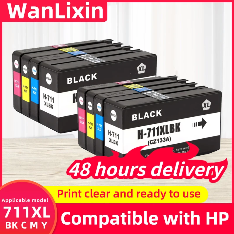 

Совместимый картридж для HP 711 711XL, сменный картридж HP 711 для HP DesignJet T520 T120 T530 T130Inkjet принтера