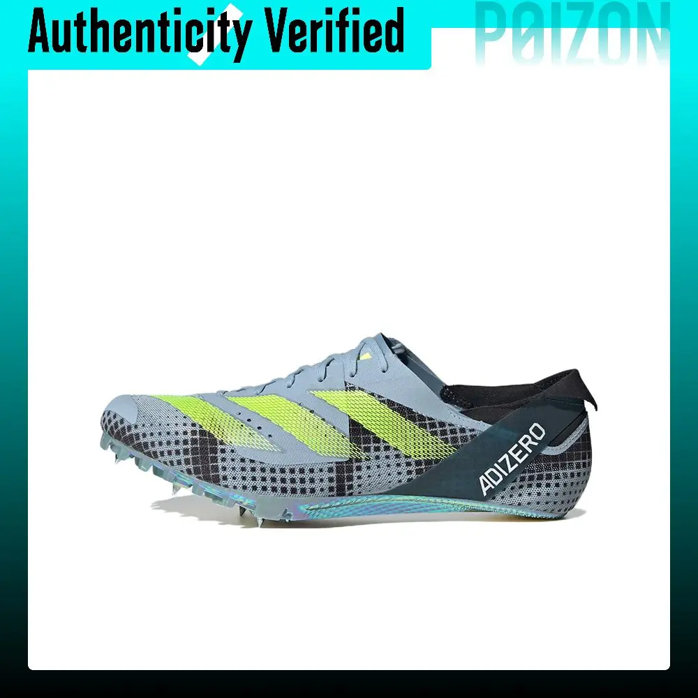 Adidas Adizero Finesse Comfortable Fabric Low top Sprint Racing Running Shoes Unisex Blue Yellow IE2769
