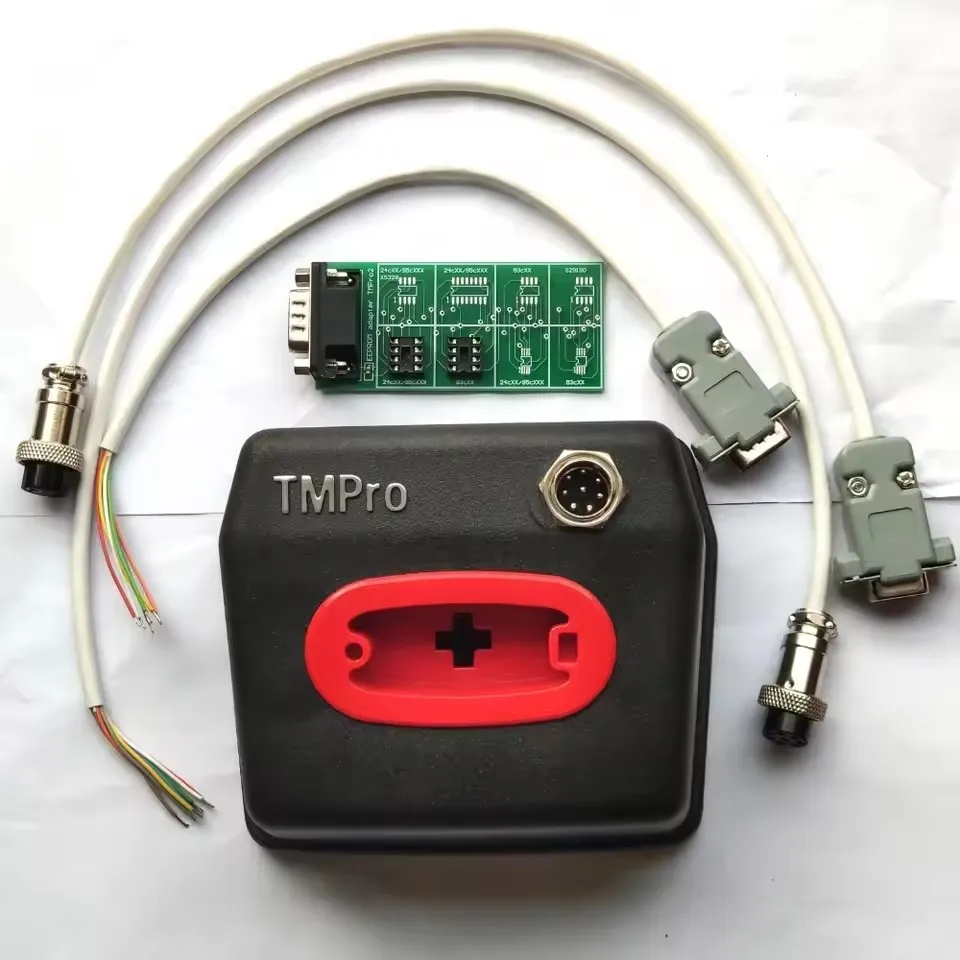 Original TMPro 2 TMPro2 Transponder Key Programmer & PIN Code Calculator & TMPro MC68HC805P18 Adapter Set of 2 Cable