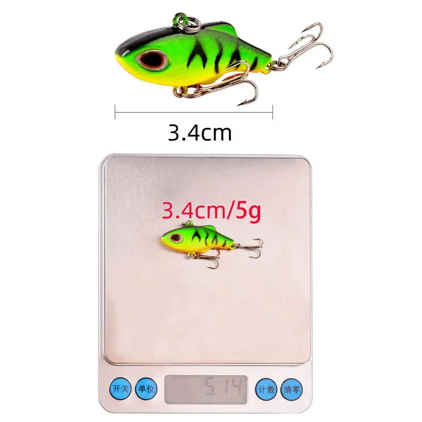6/7/10pcs Winter Crankbait Wobbler Sinking Fishing Crankbaits Vib Lure Ice Hard Lure Mini Wobblers Crankbait Sea Fishing Lure