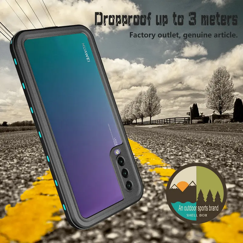 For Huawei P30 Pro Waterproof Case IP68 360 Full Protective Hard Bumper Shell Funda Huawei P30 Pro Water Proof Cover Shockproof