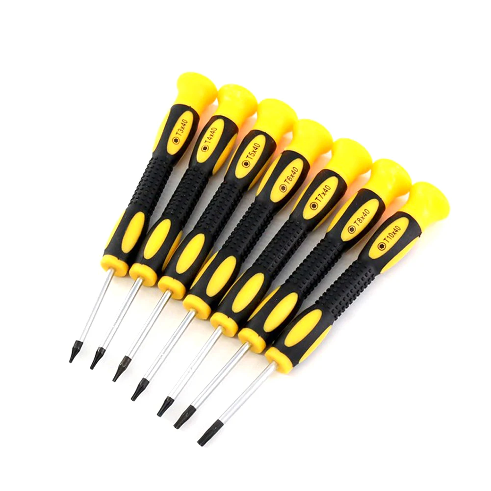 1pcs Torx Screwdriver Bit Set T3 T4 T5 T7 Mini Hexagon Screwdriver Game Console Handle Disassembly Repair Tools