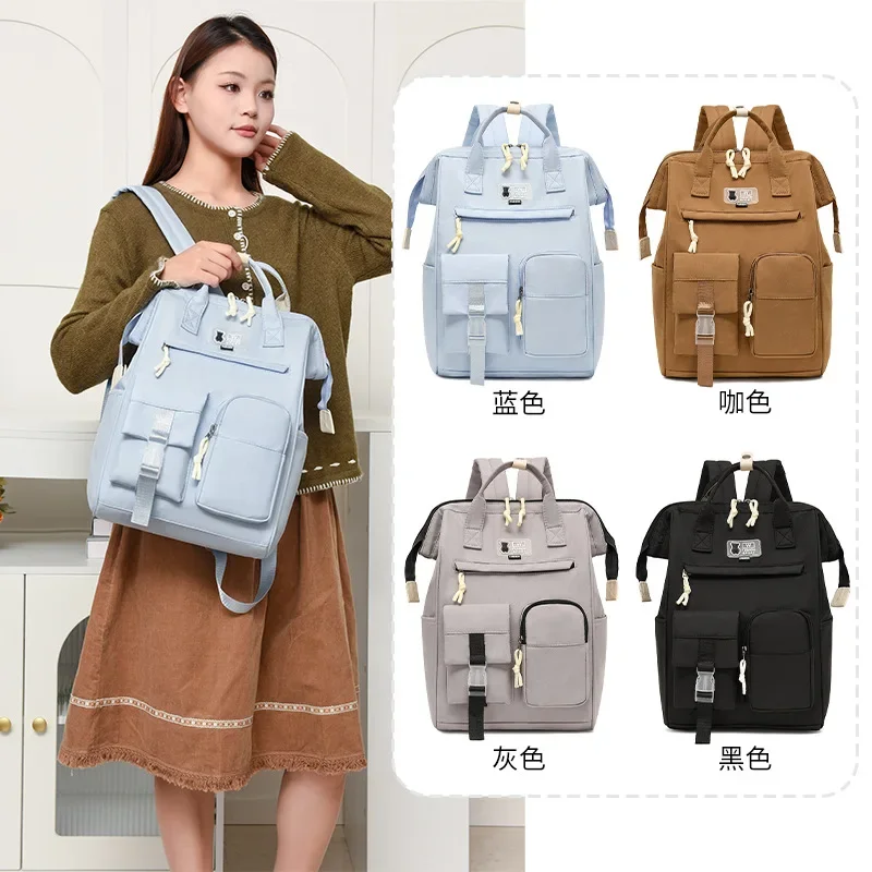 Fashion High Quality Backpack Double Shoulder Mommy Bag Large Capacity Travel Bag for Mother and Baby Activity Diaper Bags Gifts