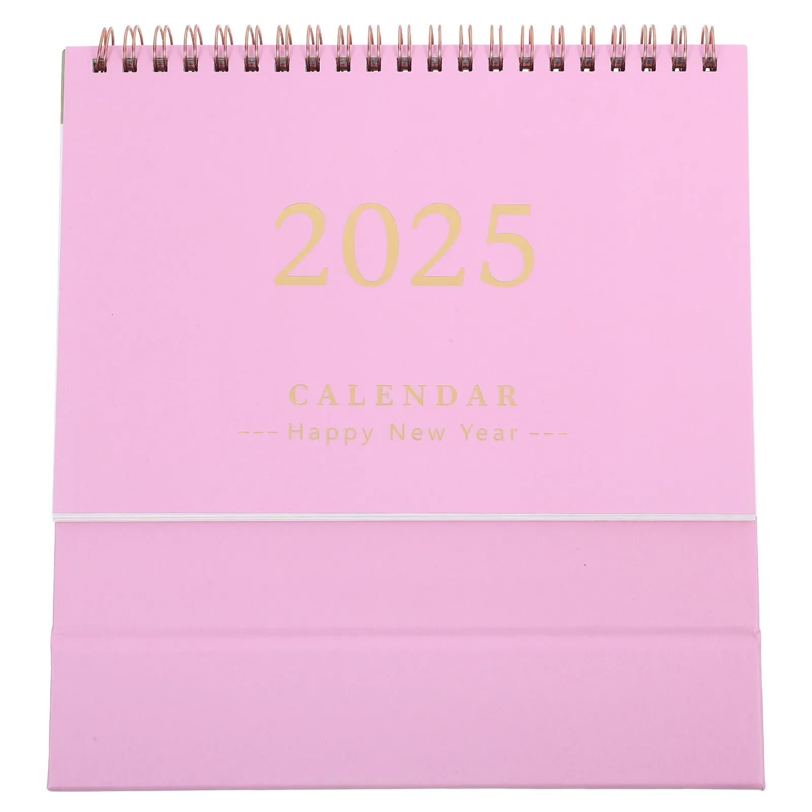 

Настольный календарь на английском языке, бумажный, толстый, портативный, для ежедневного использования в офисе, с отображением месяца, 2024-2025, офисные принадлежности