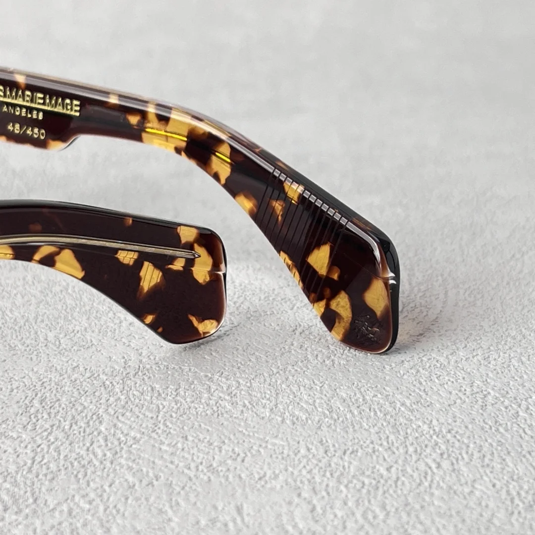 JMM KAINE Большие квадратные солнцезащитные очки ручной работы в Японии UV400 Дизайнерские очки высшего качества по рецепту для мужчин