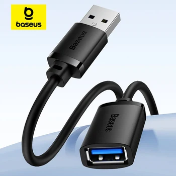 Baseus-USB 연장 케이블 스마트 노트북 PC TV Xbox One ssd용 USB 3.0 코드, 5Gbps 고속 케이블