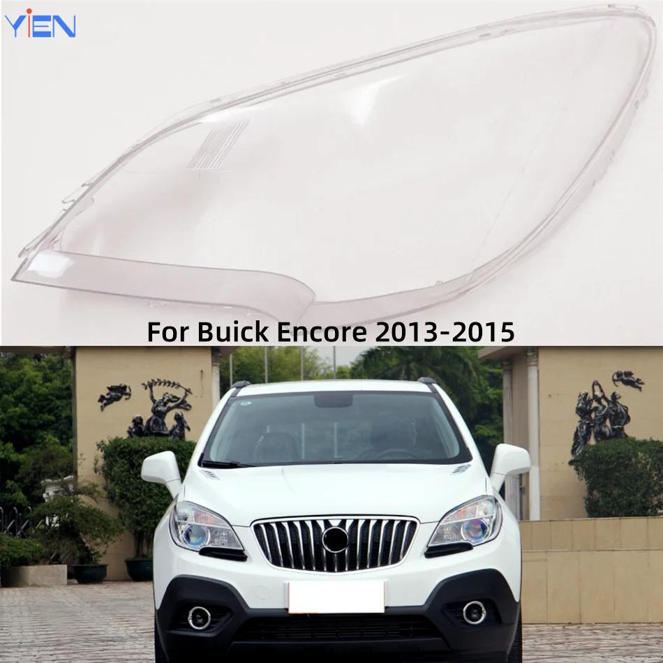 For Buick Encore 2013 2014 2015 Car Replacement Parts Lights Cover Headlight Lens Car Front Headlight Lens Cover Lights Shell